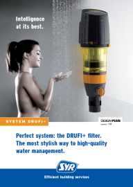 Perfect system. the DRUFI+ filter. The most stylish way to high quality water management.