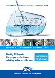the proper protection of
drinking water installations.