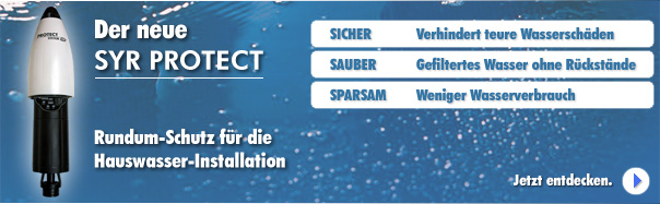 SYR PROTECT - SICHER &middot; SAUBER &middot SPARSAM