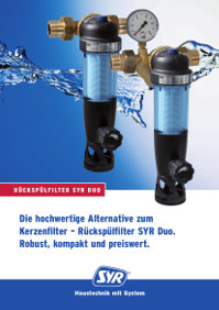 Rückspülfilter DUO: hochwertige Alternative zum Kerzenfilter