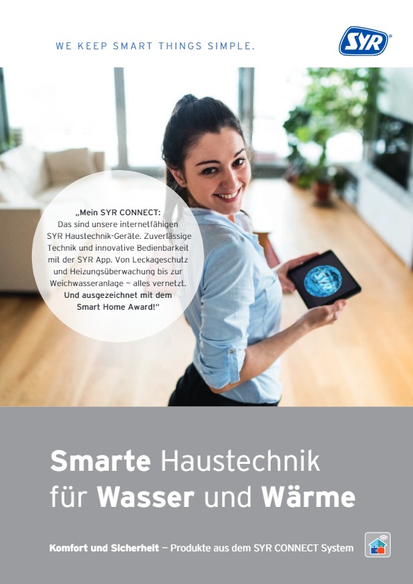 SYR Connect: Das smarte SYR System für die Hausinstallation