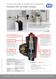 Protection against sludge and magnetite: Heating Filter HF 3425 compact